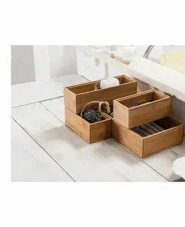 Úložné boxy Compactor Úložný organizér Bamboo Box M, 22,5 x 7,5 x 6,5 cm