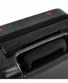 Batohy Kabínová batožina na kolieskach Compactor Graphite S, vrátane ručnej pumpy, váhy, TSA zámok, 55x20x40 cm, tmavosivá