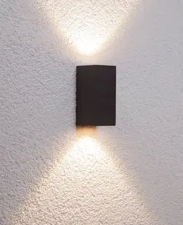 Vonkajšie nástenné svietidlá Lucande Lucande Tavi LED vonkajšie svietidlo Bridgelux 2ks