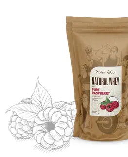 Športová výživa Protein&Co. Natural Whey 1 kg Váha: 1 000 g, Zvoľ príchuť: Pure raspberry