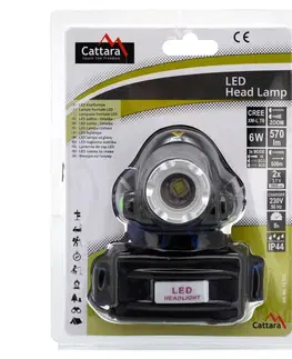 Svetlá a baterky CATTARA čelovka LED 570lm ZOOM 