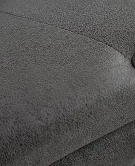 Lavice do predsiene LuxD Dizajnová lavica Spectacular 140 cm antik sivá