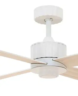 Stropné ventilátory so svetlom Beacon Lighting Stropný ventilátor Newport LED light, biely/dub
