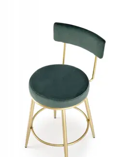 Barové stoličky Barová stolička H115 Halmar Zelená