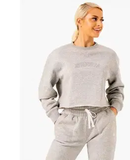 Mikiny Ryderwear Dámska mikina Ultimate Fleece Grey  XS