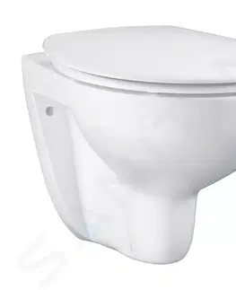 Záchody GROHE - Bau Ceramic Závesné WC s doskou SoftClose, Rimless, alpská biela 39351000