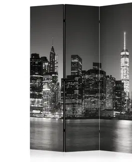Paravány Paraván New York Nights Dekorhome 135x172 cm (3-dielny)