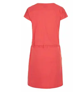 Pánská trička Dámska bavlna šaty Kilpi RAISHA-W koralové 36
