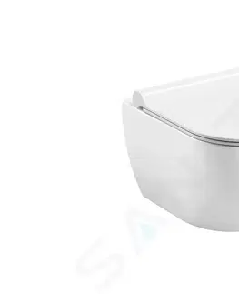 Kúpeľňa RAVAK - Chrome WC závesné Uni, RimOff, biela X01535