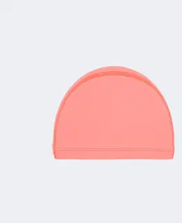 čiapky Plavecká látková čiapka Marg so záterom veľkosť S ružová