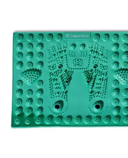 Masážne prístroje Masážna podložka pod chodidlá inSPORTline Tilsipur 39x29 cm zelená