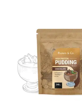 Zdravé potraviny Protein & Co. High protein pudding 240 g PRÍCHUŤ: Vanilla