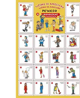 Hračky klasické spoločenské hry MIČÁNEK - Pexeso Učíme sa anglicky 4