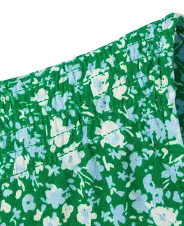 Shirts & Tops Blúzkové tričko s trojštvrťovým rukávom, zelené s celoplošnou kvetinovou potlačou