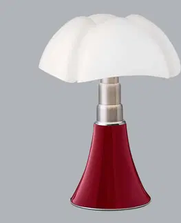 Stolové lampy Martinelli Luce Martinelli Luce Minipipistrello stolná červená