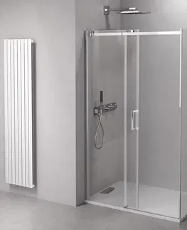 Sprchovacie kúty POLYSAN - THRON LINE SQUARE obdĺžnikový sprchový kút 1000x900, hranaté pojazdy TL1090-5002