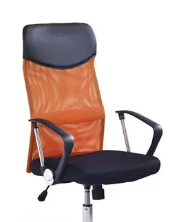 Kancelárske stoličky Kancelářské křeslo VIRE Halmar Oranžová