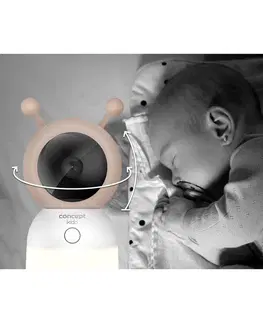 Bezpečnosť detí Concept KD4000 detská pestúnka s kamerou SMART KIDO