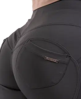 Dámske klasické nohavice Legíny Nebbia Lifting Effect Bubble Butt 587 Black - S