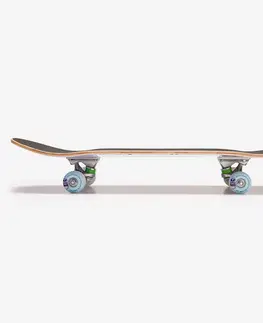 inline športy Detská skateboardová doska CP100 Mini Skatopia 3-7 rokov veľkosť 7,25" sivá