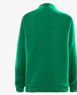 bundy a vesty Detská bunda Essential na futbalové tréningy zelená