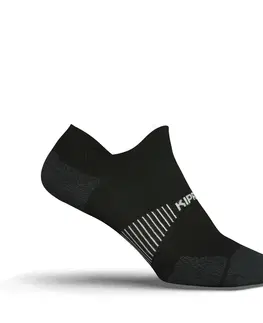 ponožky Ekologicky navrhnuté bežecké ponožky Run900 neviditeľné tenké čierne