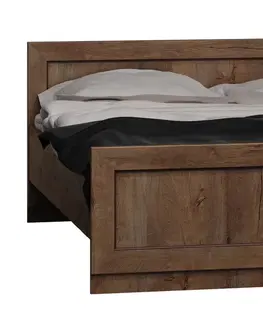 Manželské postele TADEAS manželská posteľ T-20, storočný dub