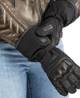 Zimné rukavice Vyhrievané rukavice Racer Heat5 čierna L