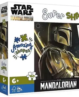 Hračky puzzle TREFL - Puzzle 160 XL Super Shape - Mandalorian / Lucasfilm Star Wars The Mandalorian FSC Mix 70%