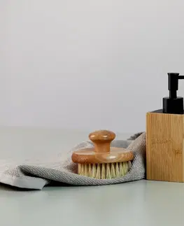Doplnky do kúpeľne Bambusový kelímok na zubné kefky WENKO PADUA