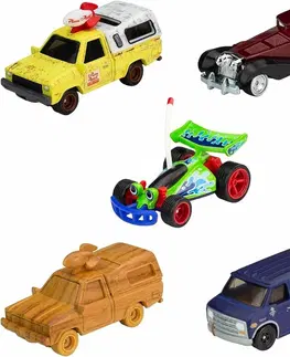 Hračky - autíčka MATTEL -  Hot Wheels 5 ks Prémiový angličák 100. Výročie Disney