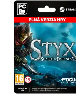 Hry na PC Styx: Shards of Darkness [Steam]