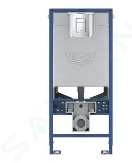Záchody GROHE - Rapid SLX Modul na závesné WC s nádržkou a tlačidlom, chróm 39603000