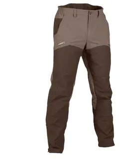 mikiny Poľovnícke nohavice Renfort nepremokavé zosilnené hnedé520