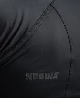 Pánske tričká Pánske kompresné tričko Nebbia ENDURANCE 346 Black - XL