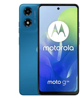 Mobilné telefóny Motorola Moto G04 464GB Satin Blue PB130023PL