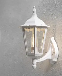 Vonkajšie nástenné svietidlá Konstsmide Vonkajšie svietidlo Firenze stojace 48 cm biele