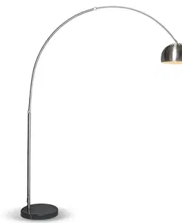 Oblúkové lampy Moderná oblúková lampa z ocele nastaviteľná - Grande