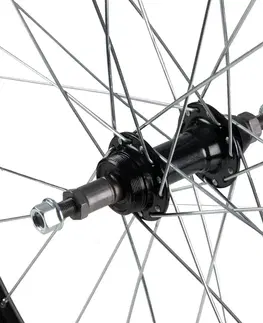 bicykle Zadné koleso na 27,5" MTB dvojstenný ráfik brzdy V-Brake voľnobežka matica