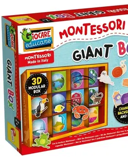 Hračky spoločenské hry pre deti LISCIANIGIOCH - Montessori Baby Veľký Box