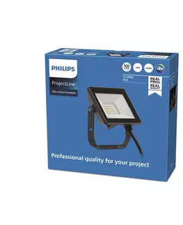 LED reflektory a svietidlá s bodcom do zeme Philips Vonkajší reflektor Philips ProjectLine LED 3 000K 10W