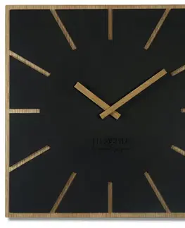 Hodiny Nástenné hodiny Eko Exact z119-1matd-dx, 40 cm čierna