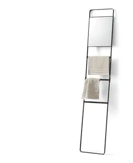Bookcases & Standing Shelves Rebrík na uteráky so zrkadlom