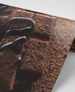 Samolepiace tapety Samolepiaca fototapeta lahodné kúsky čokolády