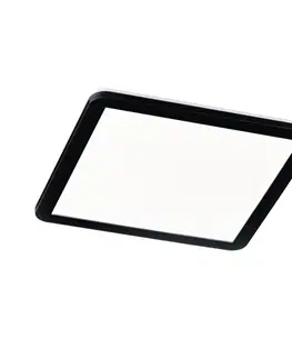 Stropne svietidla LED panel štvorcový čierny 40 cm vrátane LED stmievateľný v 3 krokoch - Lope
