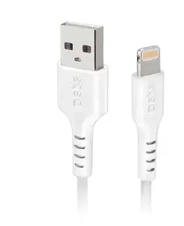 Dáta príslušenstvo SBS Kábel USB/Lightning C-89, 2 m, biela TECABLEUSBIP5289W
