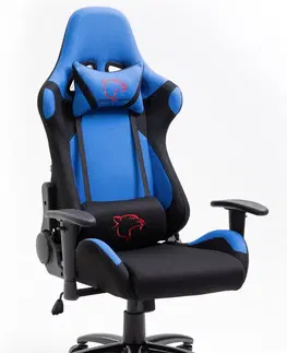 Kancelárske stoličky Dizajnové kancelárske kreslo BIT38, modrá