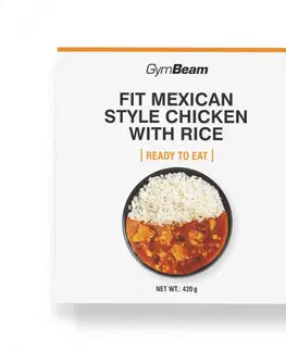Hotové jedlá GymBeam FIT Kuracie s ryžou na mexický spôsob Ready to eat 420 g