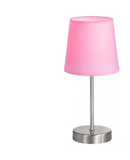 Lampy Wofi Wofi 832401949000 - Stolná lampa CESENA 1xE14/42W/230V ružová 