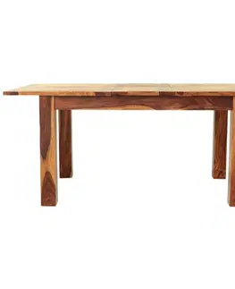 Jedálenské stoly Rozkladací stôl Amba 140/180x90 z indického masívu palisander